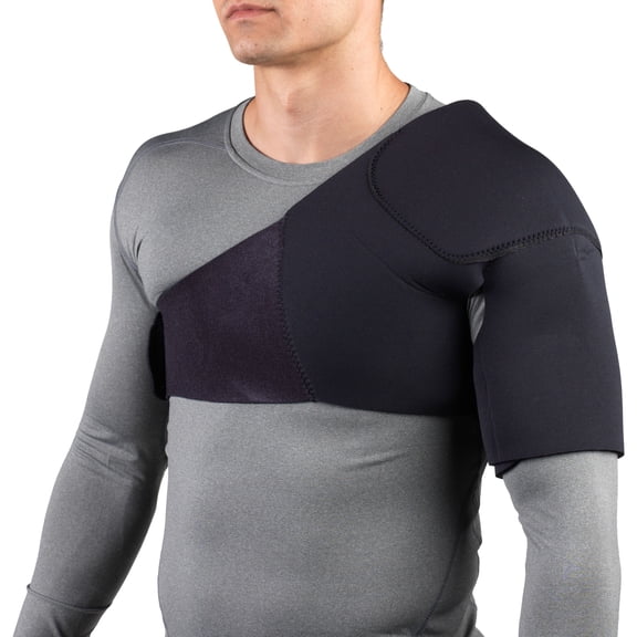 OTC Neoprene Shoulder Support, Black, Medium