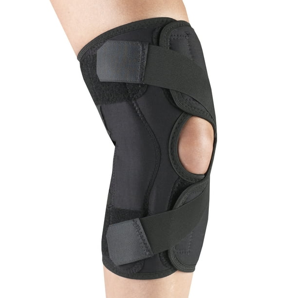 OTC Orthotex Knee Stabilizer Wrap For Osteoarthritis, Right Leg, Black ...