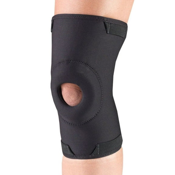 OTC Orthotex Knee Support with Stabilizer Pad, Black, Small