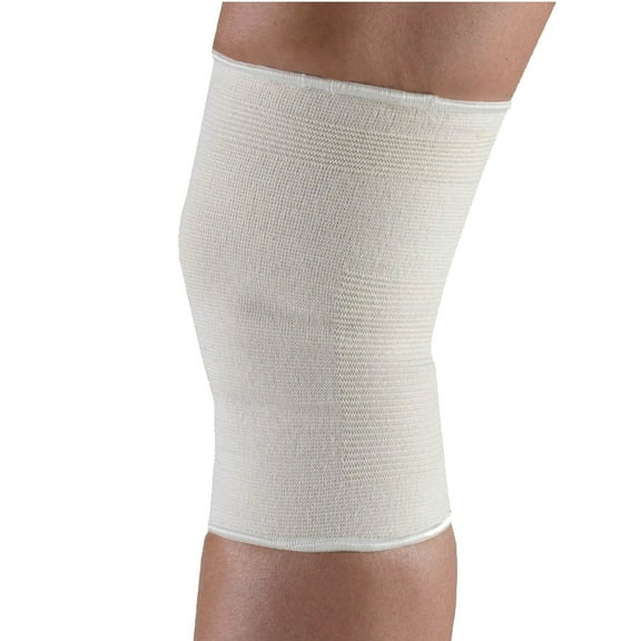 OTC Pullover Elastic Knee Support, White, Large