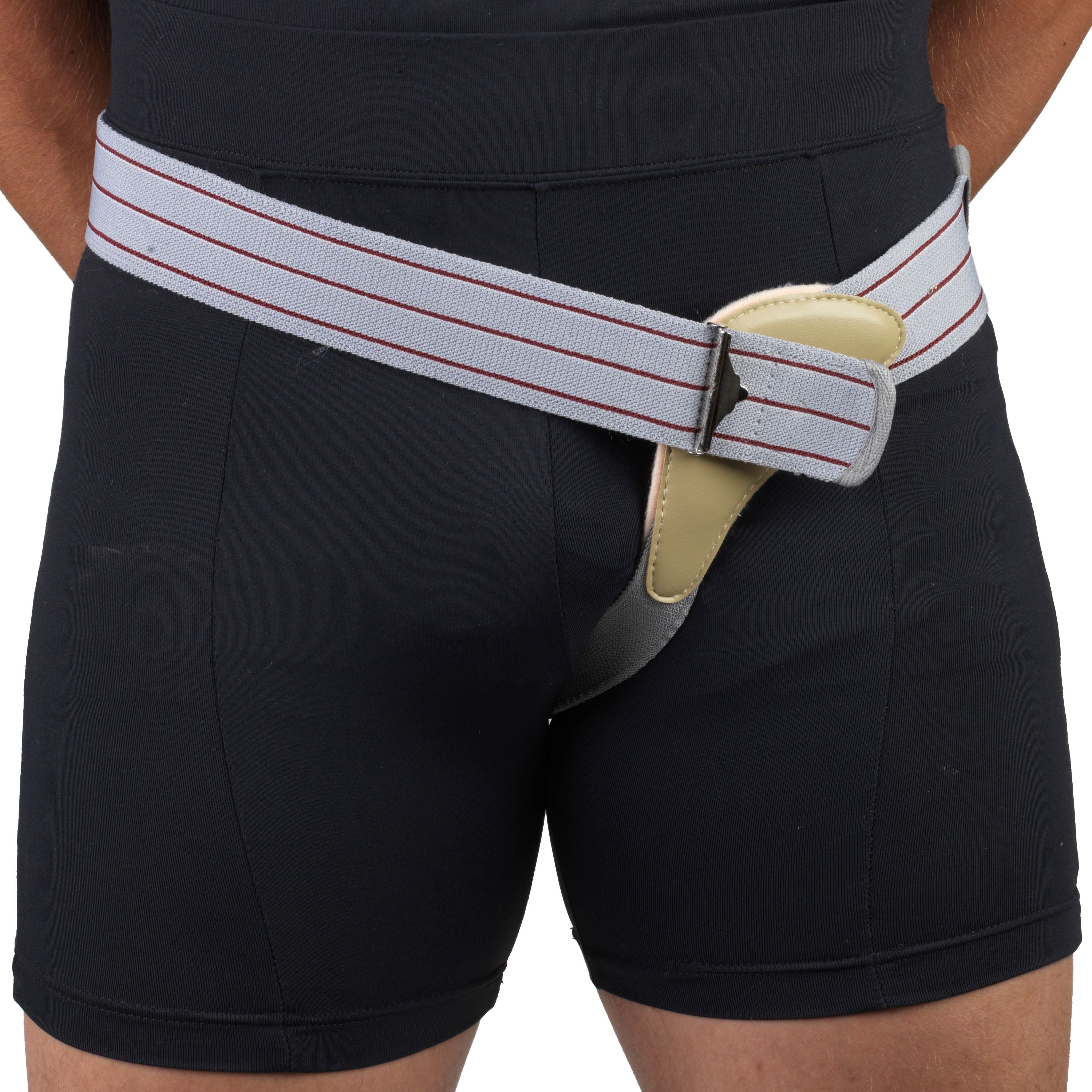 OTC Single Hernia Truss, Left Side, Grey, X-Large