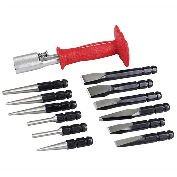 OTC Tools 4605 Interchangeable Punch & Chisel Set