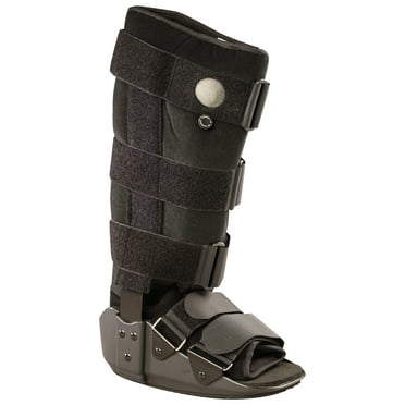 OTC Valuline Pneumatic High Top Walker Boot, Black, Small