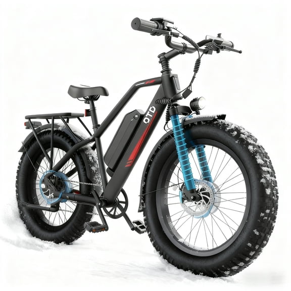 1600W Electric Bike for Adults, 90+ Miles 28MPH E-Bike with Hydraulic Brakes, Fat Tire All-Terrain Electric Bicycle