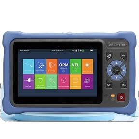 OTDR 100KM Fiber Optic Reflectometer 1310/1550nm 26/24dB Touch Screen VFL OLS OPM Event Map Ethernet Cable Tester ,Precision Tool