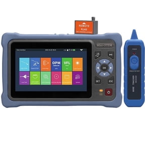 OTDR 1310/1550nm 26/24dB Fiber Optic Reflectometer Touch Screen VFL OLS Event Map Ethernet Cable Tester Dual wavelength ,Accurate
