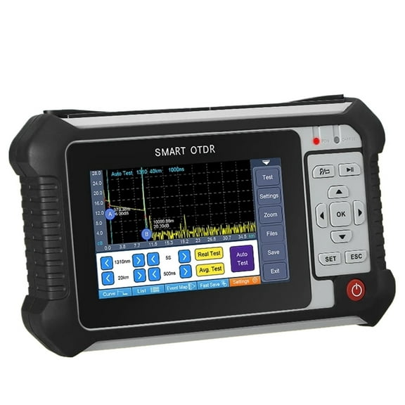 OTDR 1650nm 80KM 22dB Fiber Optic Reflectometer Touch Screen VFL OLS OPM Event Map Ethernet Cable Tester ,Accurate