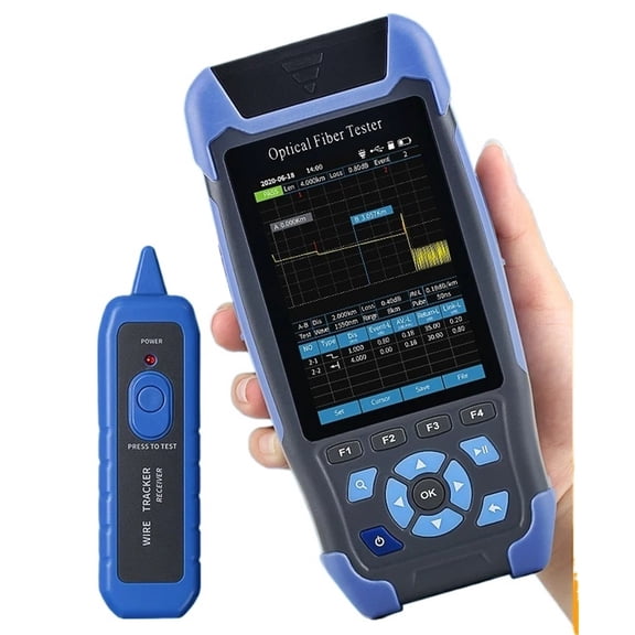 OTDR 60KM Optical Time Domain Reflectometer 1310/1550nm 24/22dB Fiber Optic Cable Tester Built-in VFL OPM OLS ,Precision Tool