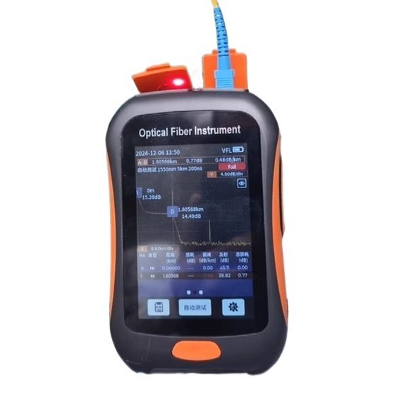 OTDR Active Fiber NK2800 With VFL OLS OPM Fiber Optic Reflectometer 20dB For 80Km Fiber Cable Ethernet Otdr Tester