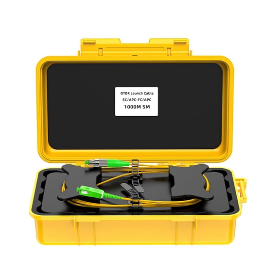 OTDR Launch Cable Box Dead Spot Eliminator Optical Fiber Test Extension Cable 1000M Fiber Optic Cable Test Tool C