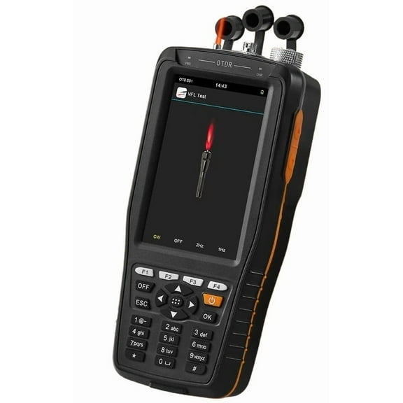 OTDR Multi-function 1550nm Touch Screen Optical Time Domain Reflectometer Optical Fiber Tester, VFL(10mW)/OPM/OLS ,Accurate