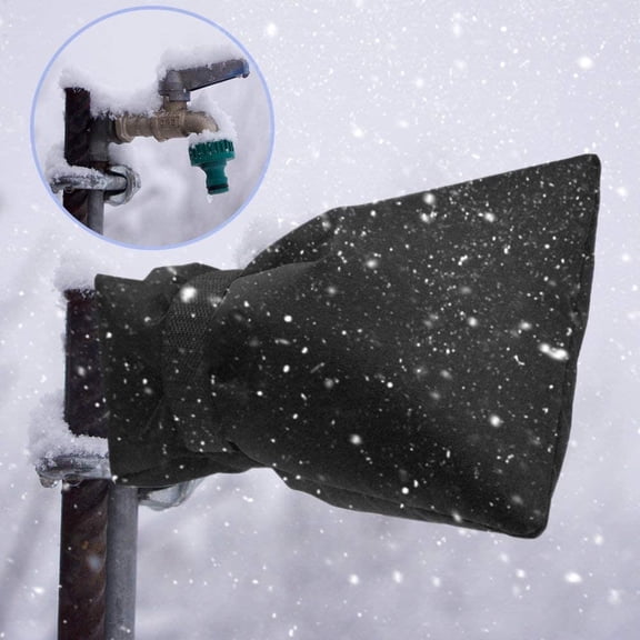 OTEMRCLOC 2pcs Outdoor Water Faucet Cover Protector丨Winter Faucet Cover Weatherproofing丨Faucet Cover Faucet Freeze Protection For Faucet Outdoor Faucet Reusable Socks 22*16cm