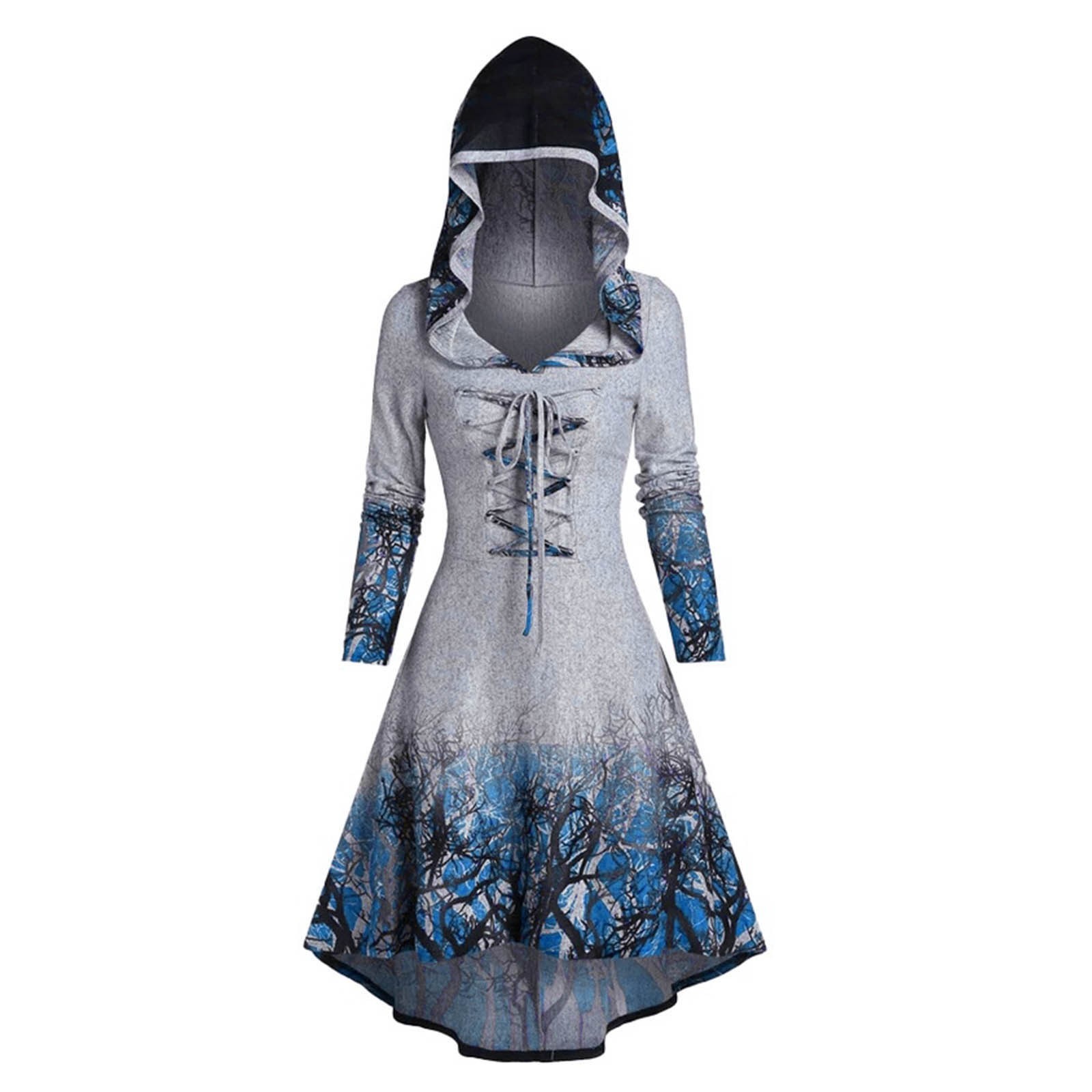 Gothic Victorian Knitted Long Sleeve Cardigan For Women – Ruffled Hem, Lace Details, Hi-Low Design