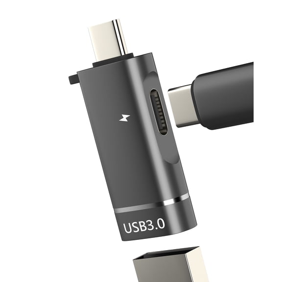 USB C to USB Adapter for Apple OTG 3.0 Converter Card Reader Type C Charging Cable Splitter for iPhone 16 15 Charger Connector Android Digital Camera for iPad Data Transfer Compatible for Samsung