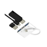 Lightning Male to Dual USB Female Adapter 3in1for iPhone 14 Pro Max for iPad Connector for Apple MFi Certified OTG Charger Cable Camera Flash Drive Memory Stick Photo Card Reader Transfer Converter