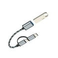 thumbnail image 1 of USB-C Micro USB Male to USB Female Adapter (2in1) Type C OTG 3.0 Cable for iPhone 15 16 Pro Max Macbook for Apple Thunderbolt Converter for iPad Adaptor Flash Drive Compatible for Samsung S25 Android, 1 of 7