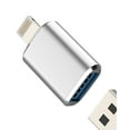 thumbnail image 1 of Lightning Male to USB Female Adapter for iPhone 14 13 12 11 Pro Max for Apple MFi Certified OTG Cable Transfer Digital Camera Flash Drive Card Reader Cord Keyboard Hub Dongle for iPad Phone Adaptador, 1 of 7