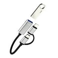 thumbnail image 1 of USB C Lightning Male to USB Female Adapter(2in1)Type C OTG 3.0 Cable Converter for iPhone 16 15 14 for iPad MacBook Thunderbolt Connector for Apple Camera Flash Drive Audio Compatible for Samsung S25, 1 of 7