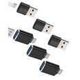 thumbnail image 1 of USB C Male to USB Female and Type C Female to OTG 3.0 Male Cable Adapter(6 Pack)for iPhone 16 15 Pro Max Thunderbolt Charger Converter for Apple for iPad Car Data Transfer Compatible for Samsung S25, 1 of 7