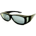 thumbnail image 1 of OTG Over-The-Glasses Small Polarized Gray Lens Ventilated Black frame sideview, 1 of 6