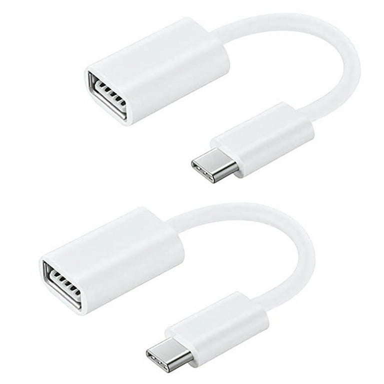 OTG USB-C Adapter (2 Pack) Compatible with Samsung Galaxy S21