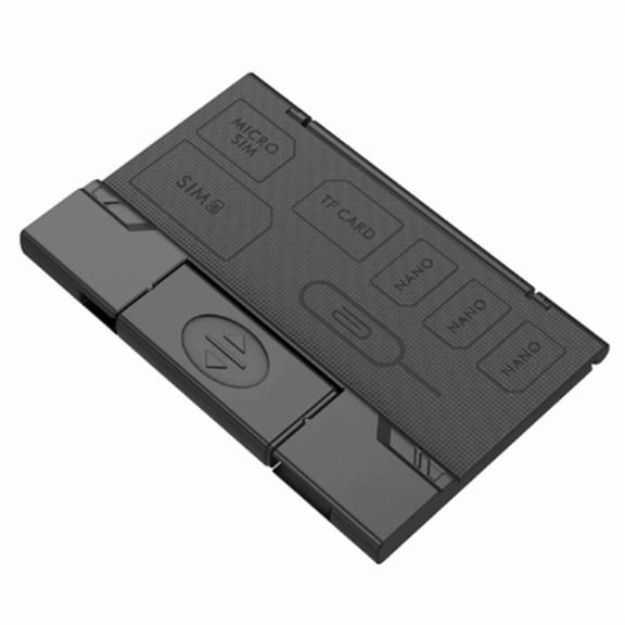 OTG USB Memory Card Reader SD/TF with USB-C & Micro USB, SIM Card Adapter, Phone Stand