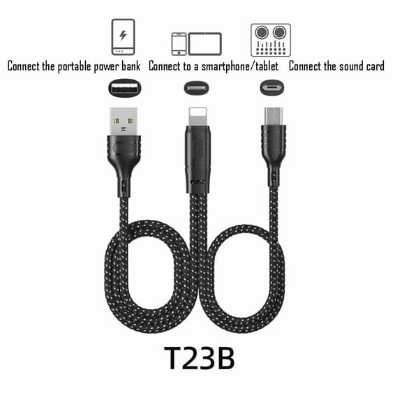 OTG adapter is suitable for connecting Apple and Android mobile phones for live streaming with sound cards and mixing consoles. It also features the Aiken Zenon conversion connector.
