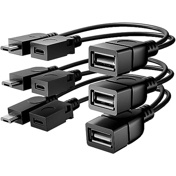 OTG for fire , OTG for Galaxy, Fire TV, Compatible with Phone Tablet Host with Power - 3