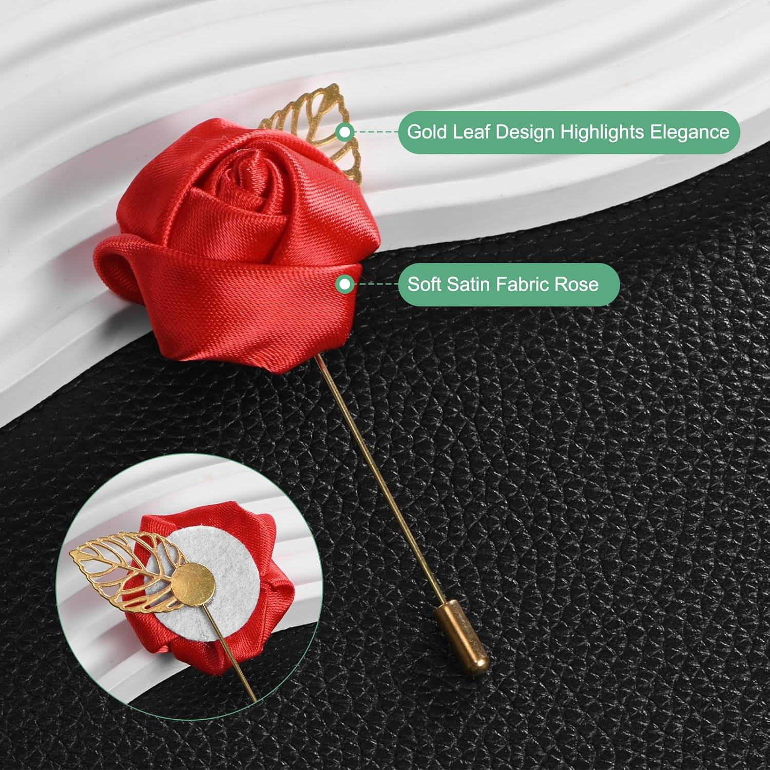 Elevate Your Suit with Elegant Flower Lapel Pins