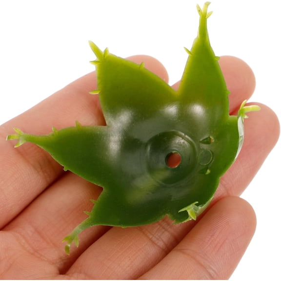 OTGFRF-100Pcs Green Plastic Flower Base Calyxes for DIY Artificial Rose Flowers and Floral Stem Crafts 2.16 Inch Sepals for Home D Cor and Flower Shop Use