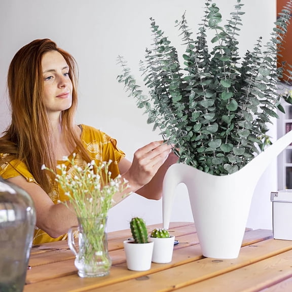 OTGFRF-12 PCS Dried Eucalyptus Stems for Shower - 17" Preserved Eucalyptus Stems Shower Plant, Fresh Real Eucalyptus Leaves for Shower Hanging, Home Decor, Dried Flowers