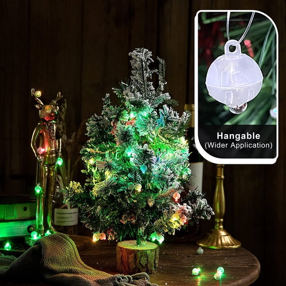 OTGFRF-200PCs Balloon Lights Mini, Battery Powered, Long Standby Time Waterproof Led Round Light for Birthday Party Paper Lantern Balloon Easter Eggs Wedding Christmas Halloween Decorations