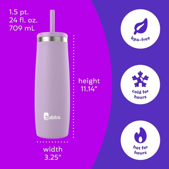 OTGFRF-24 oz Radiant Tumbler With Case, Rubberized Lilac Dream