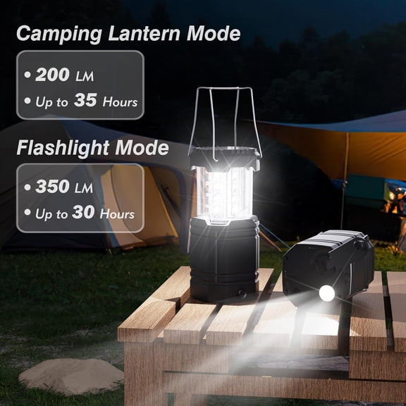 OTGFRF-3000mAh Large Capacity Hand Crank Solar Camping Lantern, Portable Ultra Bright LED Torch, 23-26 Hours Running Time, USB Charger, Electronic Lantern for Outdoor