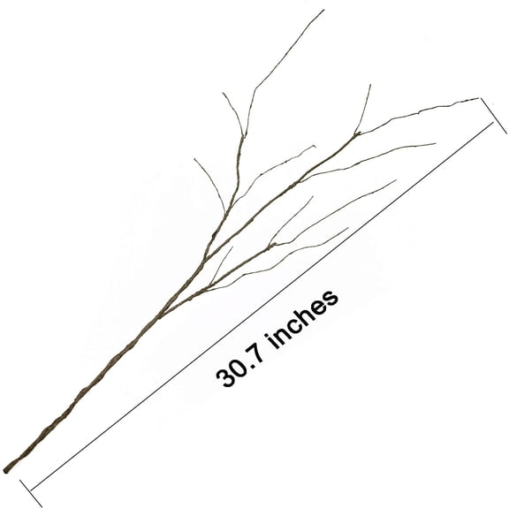 OTGFRF-5PCS Artificial Curly Willow Branches, Decorative Dry Twigs, 30.7 Inches Fake Bendable Sticks Vintage Vines Stems DIY Craft Vases Artificial Flowers Garden Hotel Office Home Farmhouse Decor