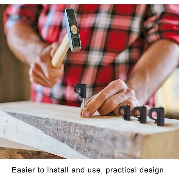 OTGFRF-60 Pieces Q-Hanger, Home Christmas Lights Hanger Hooks for Easy Release Outdoor Wire and Fairy Lights, Heavy Duty 40 LB Capacity