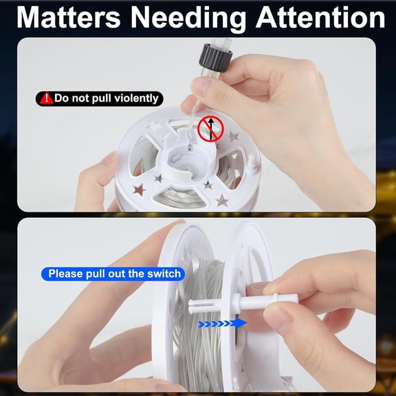 OTGFRF-Camping String Lights, Quick Storage, 66FT/200LED RGB Rechargeable Tent Lights String with USB 8 Lighting Modes, Hanging Waterproof Portable LED Lamp for for Camping Essentials, Yard, Party