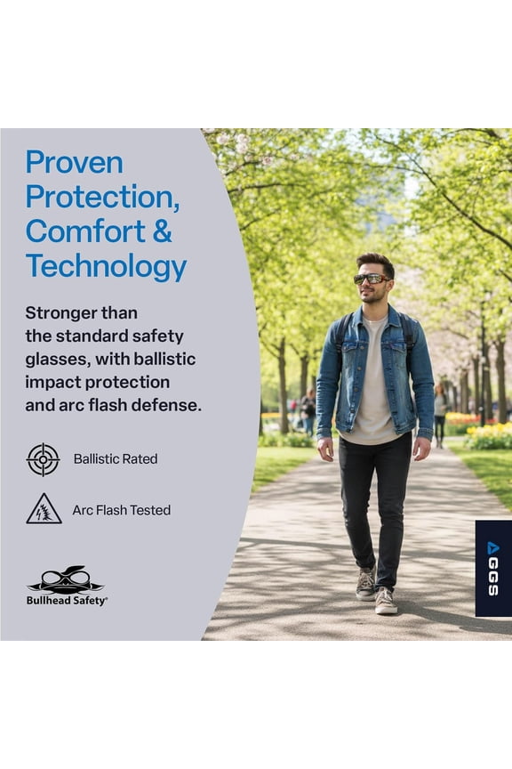 -Dorado Glasses - Lightweight, Impact/Scratch Resistant, UV Blocking Sunglasses for Hunting/Shooting, Outdoor Sports, Construction, Silver Mirror & Red/Black