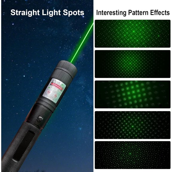 OTGFRF-Green LED Flashlight for Astronomy/Outdoor/Office Presentation/TV/LED/LCD Screen Stargazing Type-C Charging