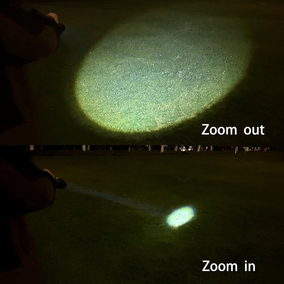 OTGFRF-Heavy Duty 2-Cell D Battery LED Big Flashlights, Zoomable Single Mode Aluminum Alloy Torch Flashlight, Rugged Metal Flashlight for Outdoor Adventures Emergency Hiking Camping Caving (1 Pack)