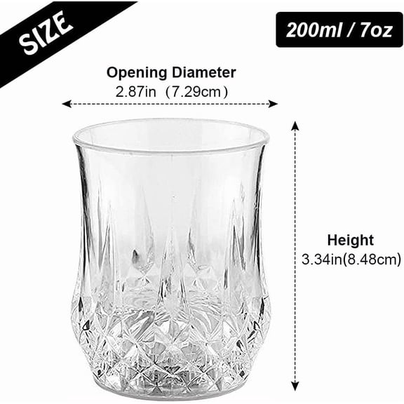 OTGFRF-LED Cups, Flash Light Up Cups Automatic Water Activated LED Glow Shot Glasses Color Changing Wine Whisky Beer Cola Juice Drinkware Mugs for Christmas Halloween Bar Disco Night Club Party -4 PC