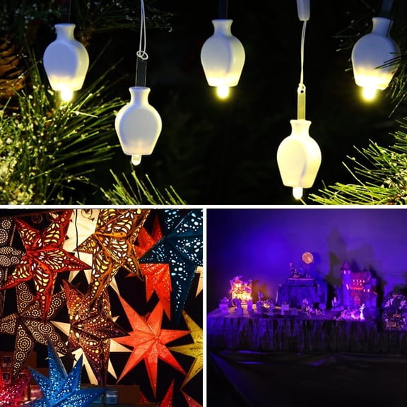 OTGFRF-Led Lantern Lights,24 Pack Paper Lantern Lights White LED Lanterns String Lights for Paper Lanterns Balloons Floral Festival Decoration String Lights for Halloween Decor Christmas Decoration