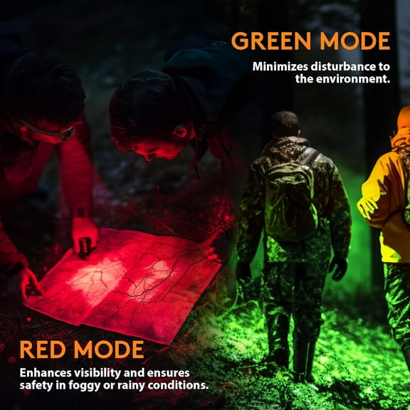 OTGFRF-Running Lights for Runners, Rechargeable Clip on Light with 12 Lighting Modes, LED Night Safety-Light for Walking, Camping, Hiking, Jogging, Outdoor Adventure, Black