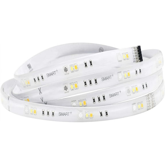 OTGFRF-SYLVANIA Wifi LED Smart Strip Light Expansion Kit, 6.5ft, Indoor, Full Color & Adjustable White, Compatible with Alexa and Google Home Only - 1 Pack (75705)