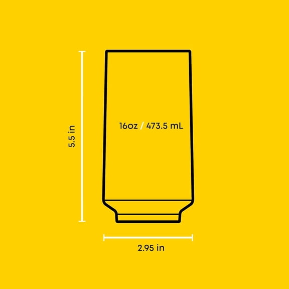 OTGFRF-Sidney Highball Glasses Set of 4 | 16 oz Drinking Glasses for Water, Soda, Cocktail, Mojito, Tom Collins | Tall Glass Cups | Home Bar Glass Set | Premium Crystal Barware Made in Europe