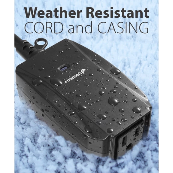 OTGFRF-WavePoint Wireless Remote Control Outdoor Electrical Outlet Switch Weatherproof Heavy Duty 3-Prong Plug-in ETL Listed (Battery Included) 1 Pack