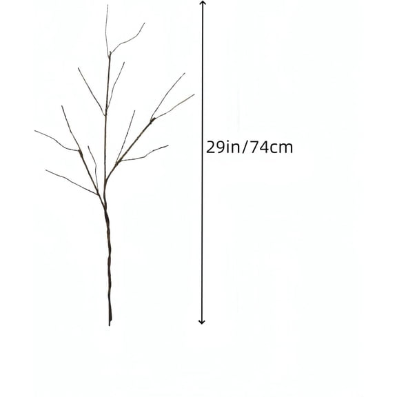 OTGFRF-Willow Branches Lifelike Curly Willow Branches Bendable Artificial Twigs Faux Plants DIY Decor Home Farmhouse Garden Office Hotel 5pcs(29in)