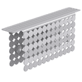 thumbnail image 1 of OTHWAY 9.5"x12" Non-Slip Double Sink Divider Protector Mat Heavy-Duty Dish Drying Rack with Strong Suction Cups, Easy to Clean & No Smell Kitchen Sink Tray for Glassware, Plates & Dishes (Light Gray), 1 of 7
