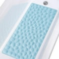 thumbnail image 1 of OTHWAY Bathtub Mat Non Slip, Rubber Bath Mat for Kids for Baby, 16x31.5 inch Large Bath Mats for Bathroom Tub with Strong Suction Cups (Light Blue), 1 of 9