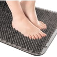 thumbnail image 1 of OTHWAY Non Slip Grassy Bathtub Mat :25.6x13.4 inches Spa Foot Massage Bathroom Rug,Quick Drain Shower Floor Mat for Elderly Pregnancy & Families(Dark Grey), 1 of 9